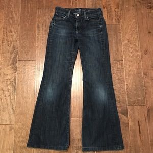 7 for all mankind ginger flare jean size 27